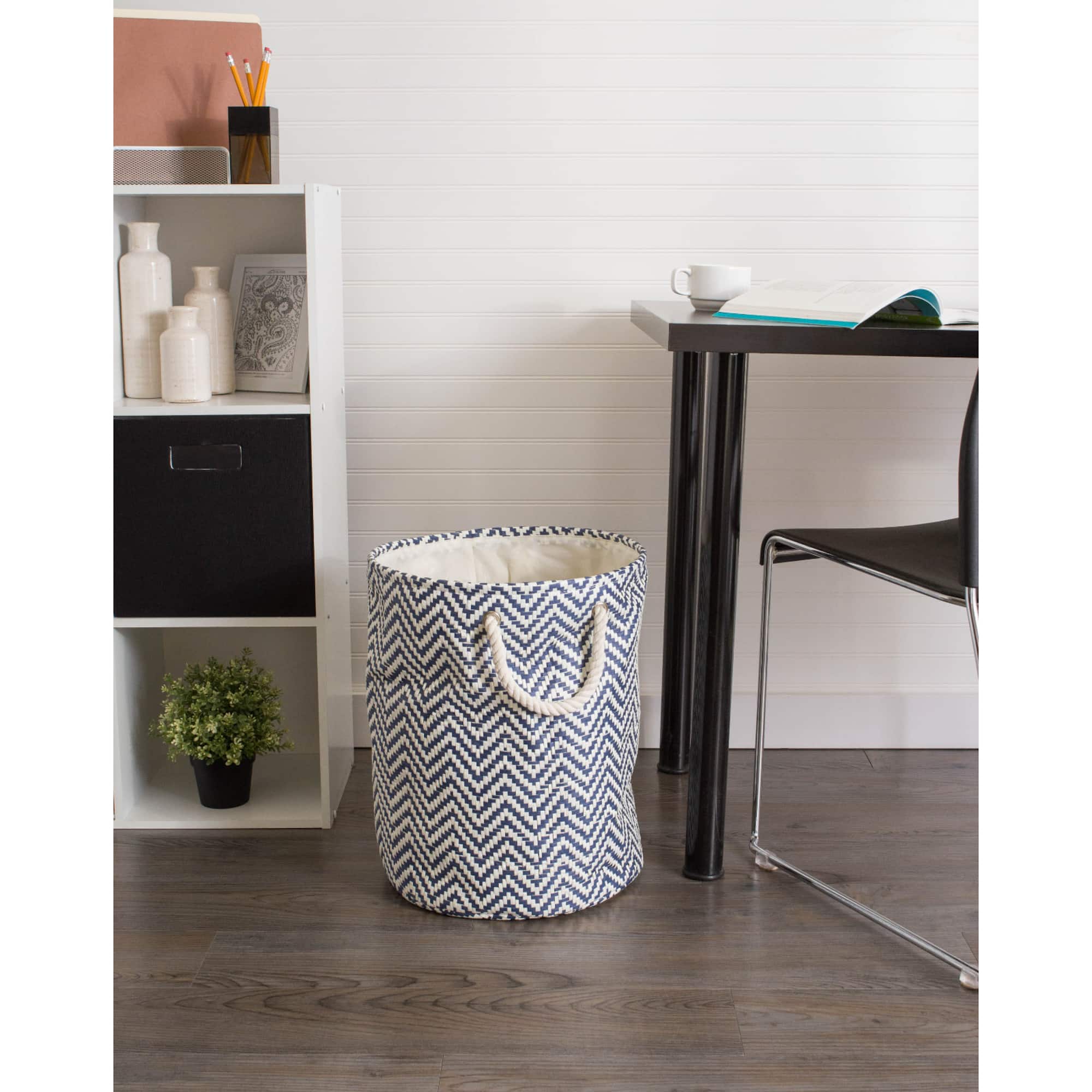 DII® Medium Round Chevron Paper Bin